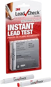 3M LeadCheck Swabs, Instant Lead Test, 8-Pack