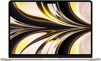 Image of Apple 2022 MacBook Air Laptop with M2 chip: Built for Apple Intelligence, 13.6-inch Liquid Retina Display, 8GB RAM, 256GB SSD Storage, Backlit Keyboard, 1080p FaceTime HD Camera; Starlight