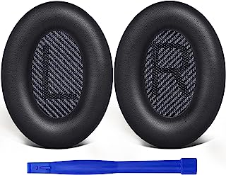 SoloWIT® Replacement Earpads Cushions for Bose QuietComfort 35 (QC35) & Quiet Comfort 35 II (QC35 ii) Headphones, Ear Pads...