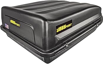 JEGS Rooftop Cargo Carrier for Car Storage - Large Roof Rack Cargo Carrier - Heavy Duty Weatherproof Storage - Made in USA...