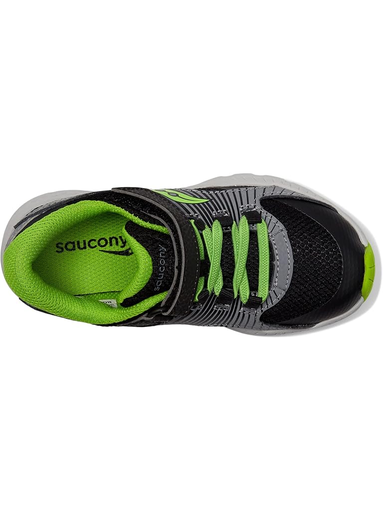 Black Saucony Kids Velocer A/C Sneaker(Little Kid/Big Kid)