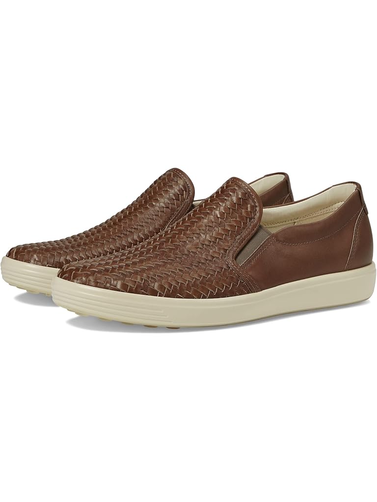 Taupe ECCO Soft 7 Woven Slip-On II