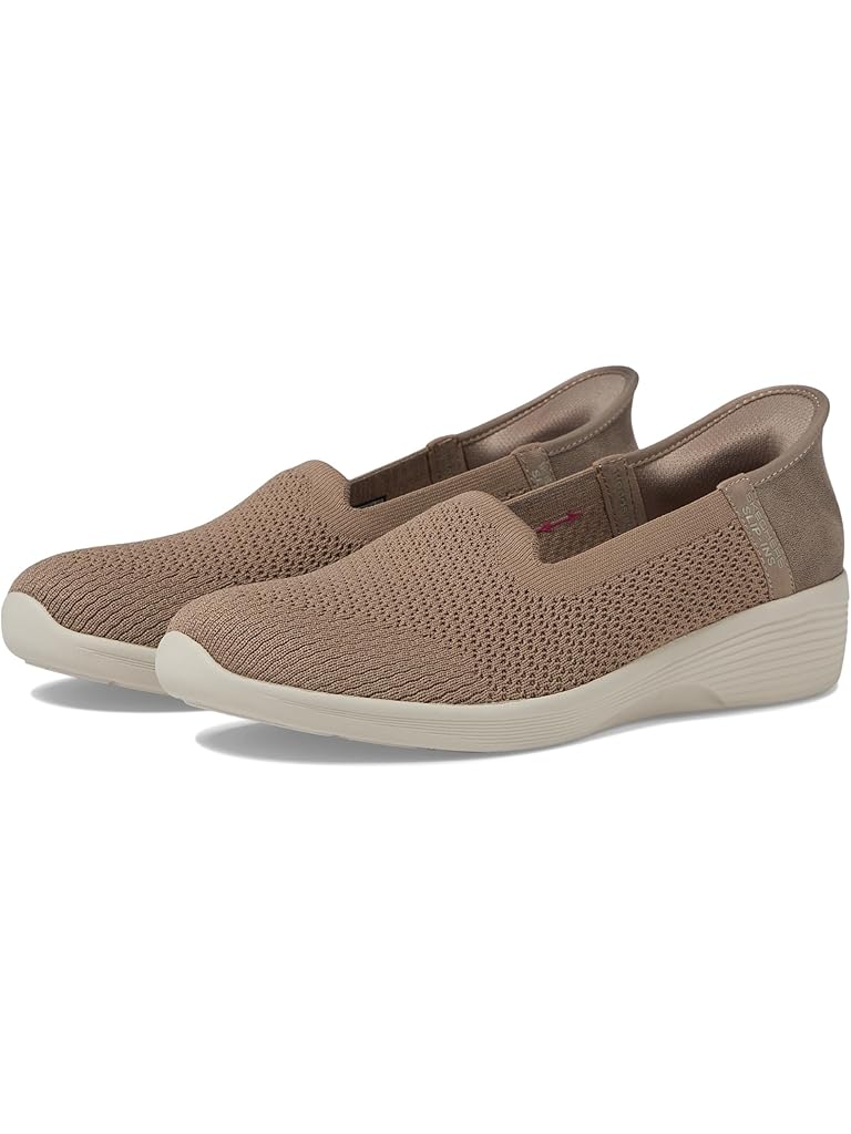 Taupe SKECHERS Arya- Sweet Voice Hands Free Slip-Ins