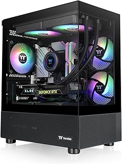 Thermaltake View 170 ARGB Tempered Glass Micro Case Black Edition, CA-1Z4-00M1WN-00