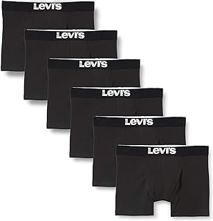 Levi's Herren Levi's Men's Solid Basic Boxers (6 Pack) Boxer Shorts