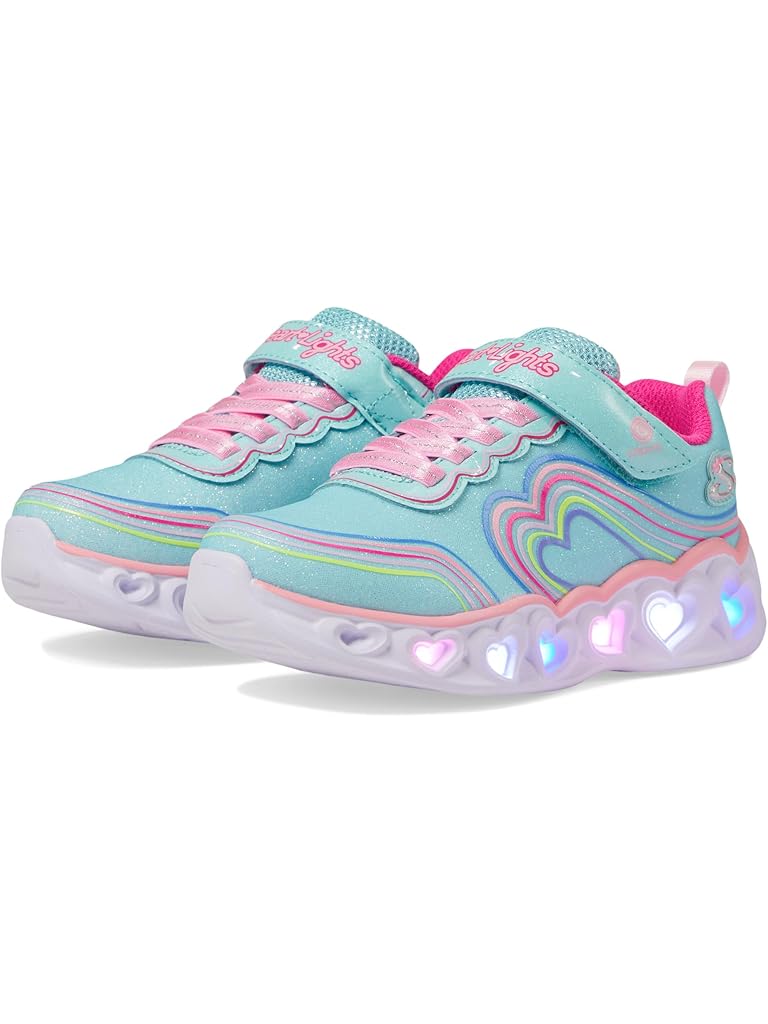 Multi SKECHERS KIDS Heart Lights - Retro Hearts (Little Kid/Toddler/Big Kid)