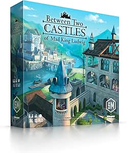 Stonemaier Games: Between Two Castles of Mad King Ludwig (Base Game) | Build a Wacky Castle with Your Neighbors in This Light Strategy Board Game for Adults and Family | 2-7 Players, 60 Mins, Ages 14+