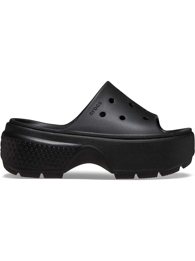 Black Crocs Stomp Slide