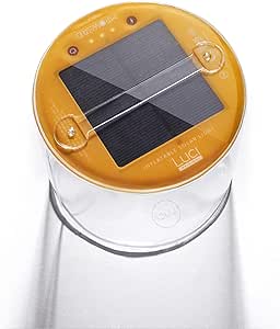MPOWERD Luci Original: Solar Inflatable Camping Lantern, 65 Lumens, Clear Finish + Warm White LEDs, Lasts Up to 24 hrs, Waterproof, Camping, Backpacking, Travel, Power Outages, Emergencies