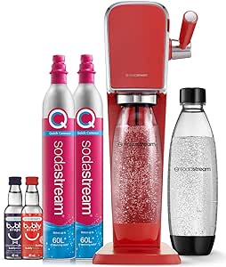 SodaStream Art Sparkling Water Maker Bundle, Mandarin