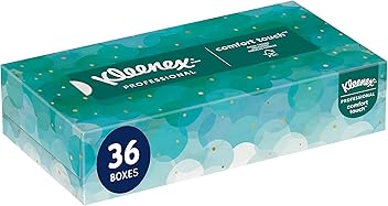 Image of Kleenex® Professional Facial Tissues, Bulk (21400), 2-Ply, White, Flat Facial Tissue Boxes for Business (100 Tissues/Box, 36 Boxes/Case, 3,600 Tissues/Case)