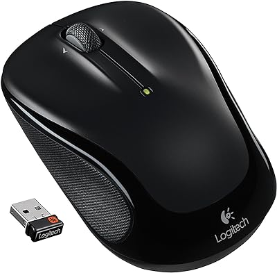 (black) - M325 Wireless Mouse, Right/Left, Black