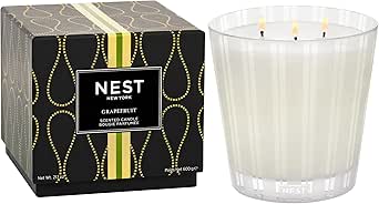 NEST Fragrances NEST03GF002 3-Wick Candle- Grapefruit , 21.2 oz