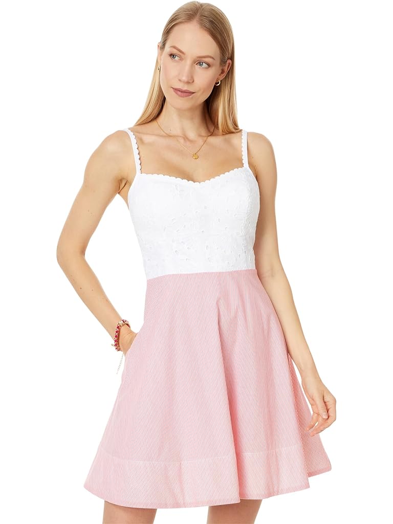 Lilly Pulitzer Winslow Eyelet Stripe Combo Dress