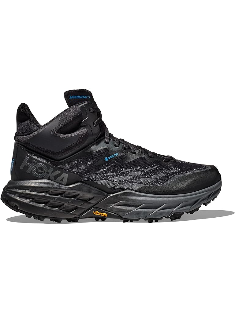 Black Hoka Men's Speedgoat 5 Mid GTX