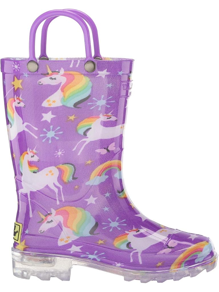 Multi Western Chief Kids Lighted Rain Boots (Toddler/Little Kid)