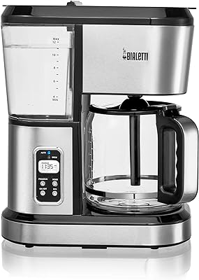 Bialetti (35061) 12 Cup Programmable Coffee Maker, Stainless Steel