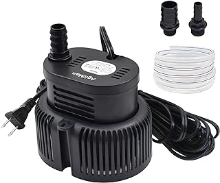 Pool Cover Pump Above Ground - Submersible Sump Pump, Swimming Water Removal Pumps, with Drainage Hose & 25 Feet Extra Lon...