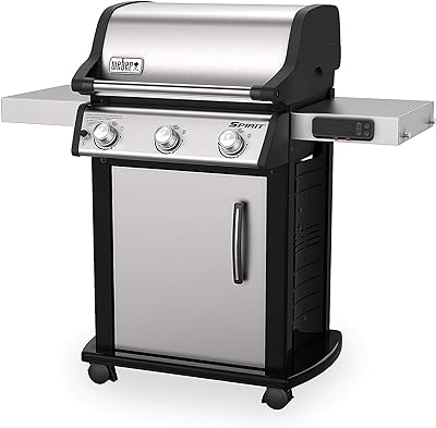 Weber Spirit SX-315 Liquid Propane Gas Grill, Stainless Steel