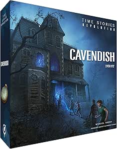 TIME Stories Revolution Cavendish Board Game - A Time-Bending Mystery Adventure Game, Cooperative Strategy Game for Kids &amp; Adults, Ages 12+, 1-4 Players, 90 Min Playtime, Made by Space Cowboys