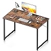Coleshome 40 Inch Computer Desk, Modern Simple Style Desk for Home Office, Study Student Writing Desk, Vintage