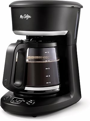 Mr. Coffee Brew Now or Later Coffee Maker, 12- Cup, Black