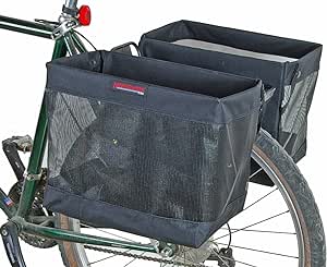 Bushwhacker Omaha - Bicycle Grocery Pannier Cycling Rack Basket Bike Rear Bag Rear Accessories - Sold as Pair