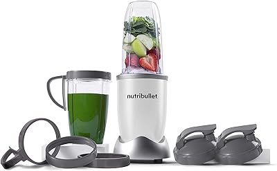 NutriBullet NB9-0401W Pro - High-Speed Blender/Mixer System (900 Watts) (Renewed)