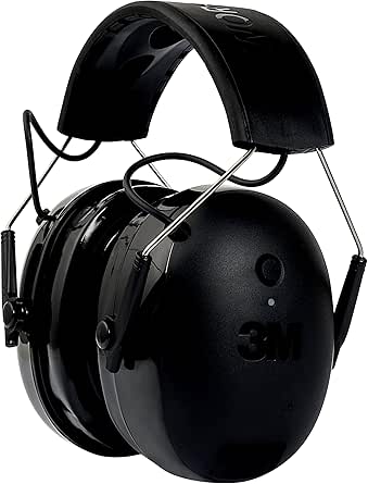 3M WorkTunes Connect + Gel Cushions Wireless Hearing Protector, Ear Muffs With Bluetooth Technology, Noise Reduction Rating (NRR) 23 dB, High-Fidelity Speakers &amp; Integrated Microphone (90544-SIOC)