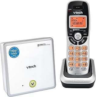 VTech Simple Cordless Bundle - NBN Ready Phone System - 1 handset - Black