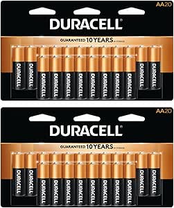 DURACELL Duralock AA 1.5-Volt Alkaline Batteries for Exclusive Power in Various Remotes, Controllers, and Calculators (40 Pack)