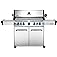 Napoleon P665RSIBNSS Prestige 665 RSIB Natural Gas Grill, sq. in + Infrared Side and Rear Burner, Stainless Steel