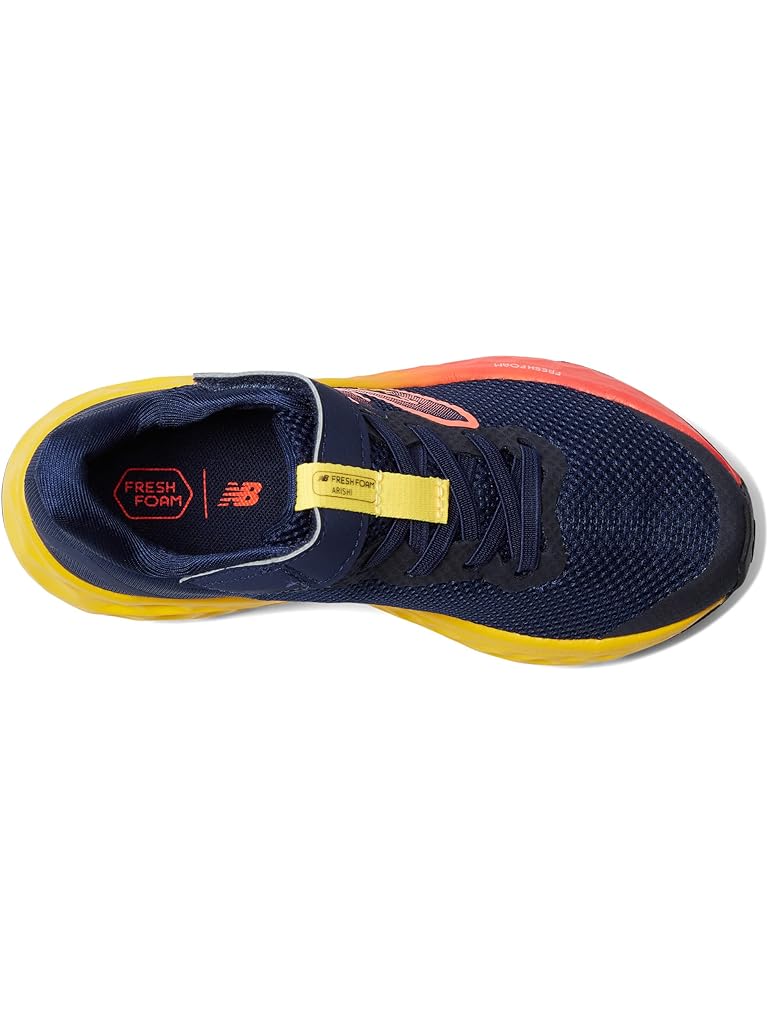 Multi New Balance Kids Fresh Foam Arishi v4 Bungee Lace with Hook-and-Loop Top Strap (Little Kid)