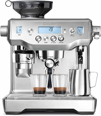 Breville the Oracle Automatic Espresso Machine with Grinder & Milk Frother, Cappuccino & Latte Machine for Home, BES980XL, Brushed Stainless Steel