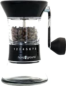 Handground Precision Manual Coffee Grinder: Conical Ceramic Burr Mill