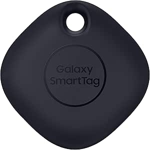 SAMSUNG Galaxy SmartTag Bluetooth Smart Home Accessory Tracker, Attachment Locator for Lost Keys, Bag, Wallet, Luggage, Pets, Glasses, 2021, US Version, Black