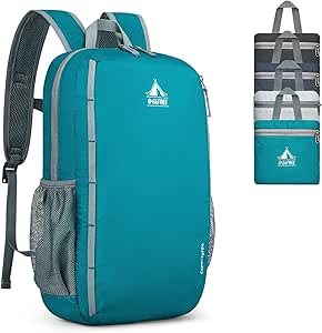 G4Free 16L Lightweight Hiking Daypack Packable Small Backpack Water Resistant Shoulder Bag for Travel Outdoor Men Women