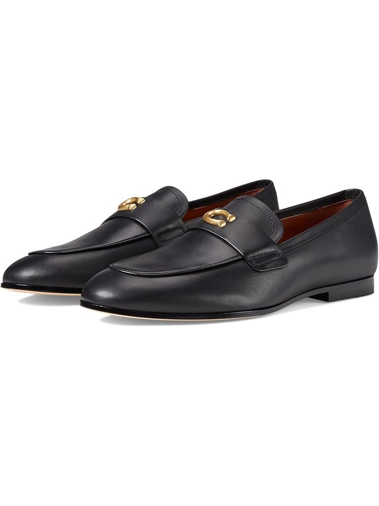 COACH Sculpt C Leather Loafer