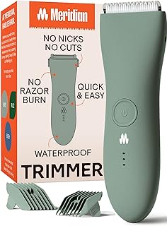 MERIDIAN Manscaping Body Hair Trimmer for Men - High Precision Ball Shaver, Groin and Body Groomer - Ideal for Pubic Hair ...