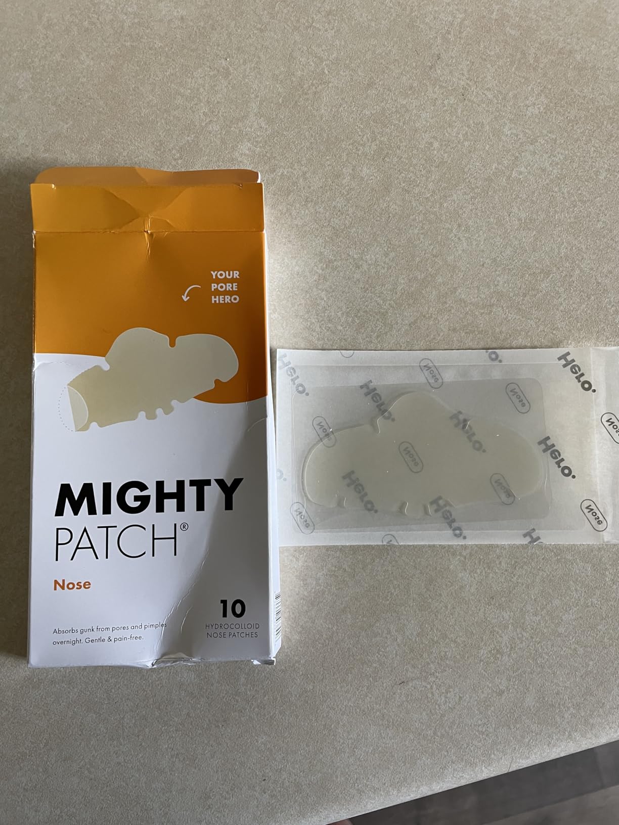 Mighty patch nose strip