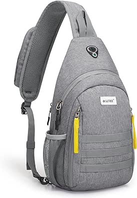 G4Free Sling Bag RFID Blocking Crossbody Backpack Travel Chest Bag Hiking Daypack for Women Men Outdoor Sports