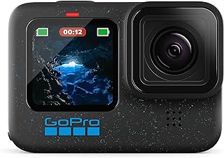 GoPro HERO12 Black - Waterproof Action Camera with 5.3K60 Ultra HD Video, 27MP Photos, HDR, 1/1.9" Image Sensor, Live Stre...