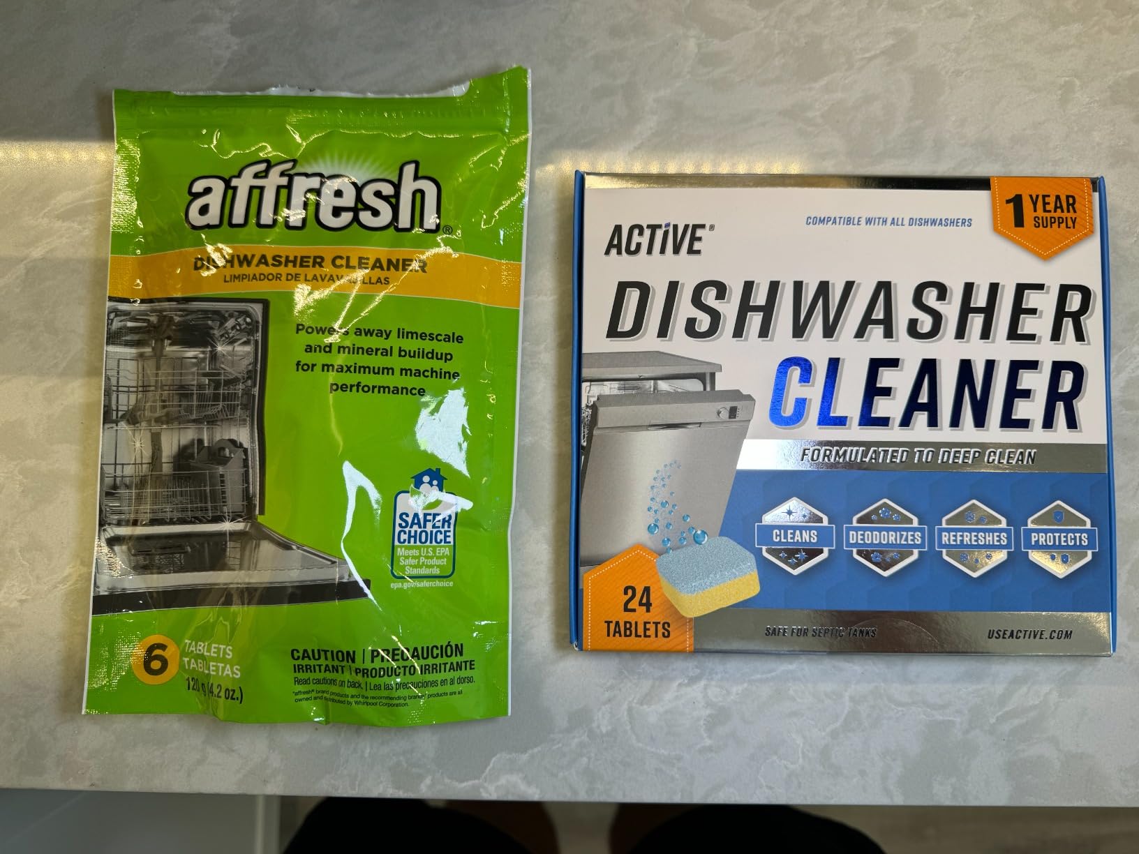 Affresh vs ACTIVE Dishwasher Cleaner (Clear Winner!)