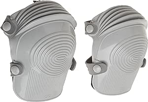 CLC Custom Leathercraft 361 Ultraflex Non-Skid Kneepads, Plastic, Grey