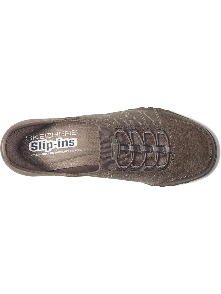 Taupe SKECHERS Breathe Easy- Home Body Hands Free Slip-Ins