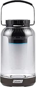 Coleman OneSource Rechargeable LED Lantern, Water-Resistant Lantern with OneSource Batteries Shines up to 1000 Lumens, Rechargeable LED Lantern for Camping, Emergencies, &amp; Home Usage