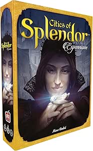 Cities of Splendor Board Game EXPANSION - Strategy Game for Kids and Adults, Fun Family Game Night Entertainment, Ages 10+, 2-4 Players, 30-Minute Playtime, Made by Space Cowboys