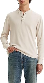 Levi's Herren Long-Sleeve Thermal 3-Button Henley Hemd