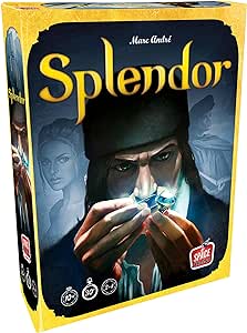 Splendor Board Game (Base Game) - Strategy Game for Kids and Adults, Fun Family Game Night Entertainment, Ages 10+, 2-4 Players, 30-Minute Playtime, Made by Space Cowboys