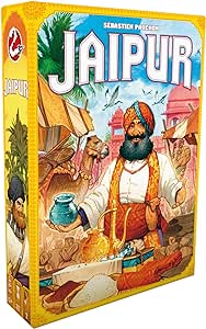 Jaipur Board Game - Strategy Trading Game for Ages 10+, 2 Players, 30 Min Playtime, New Edition by Space Cowboys